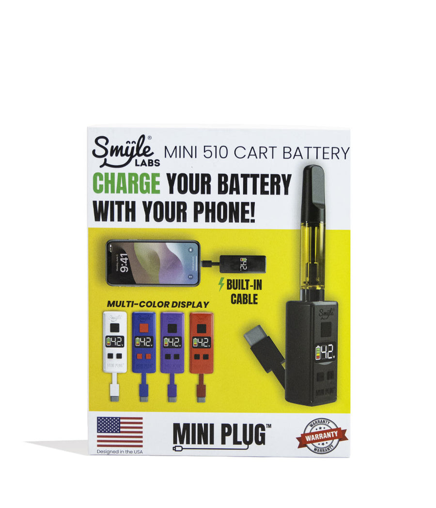 Smyle Mini Plug Assorted 20pk Front View on White Background
