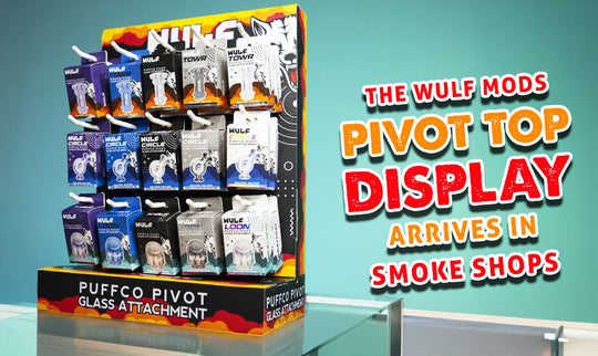 El expositor superior pivotante Wulf Mods llega a las tiendas de tabaco
