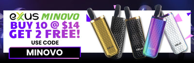 Got Vape Wholesale buy 10, get 2 free Exxus Minovo Black Friday Sale