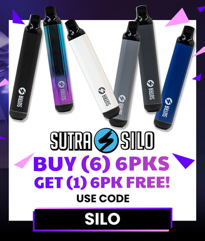 Got Vape Wholesale buy 6 6pks, get 1 6pk free Sutra Silo Black Friday Sale
