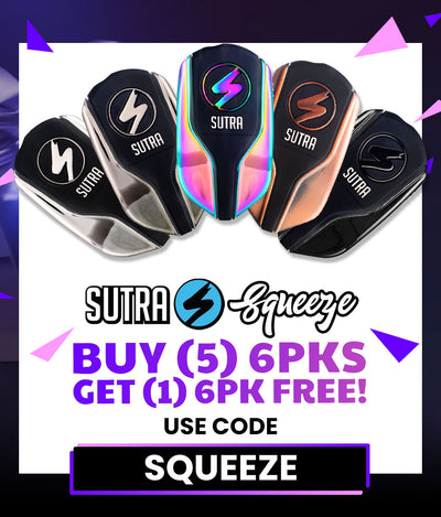 Got Vape Wholesale buy 5 6pks, get 1 6pk free Sutra Squeeze Black Friday Sale