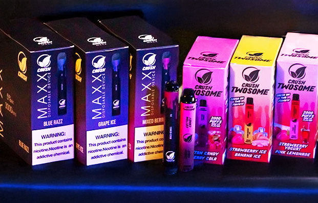 Crush Disposables Dark Display