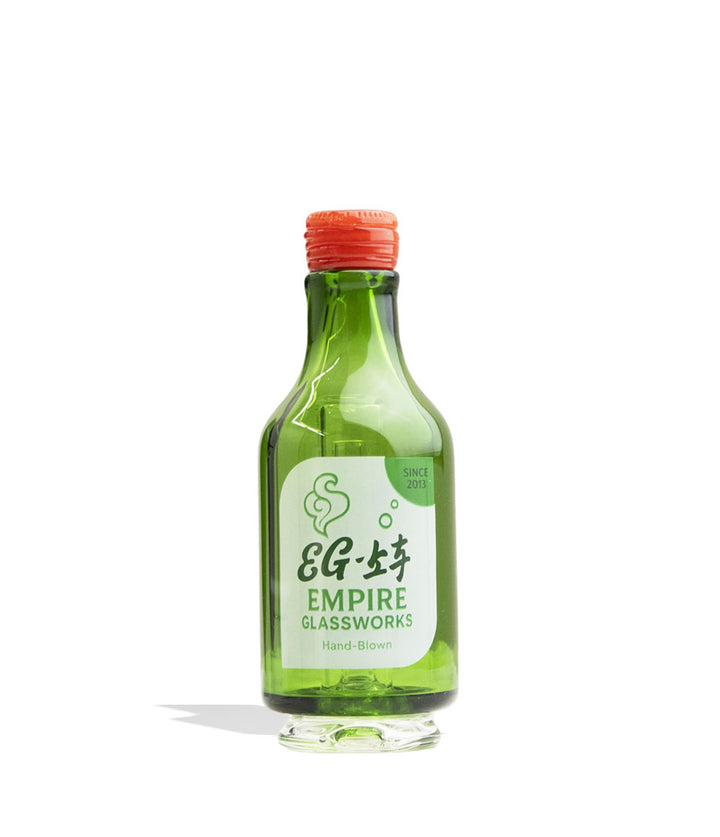 Empire Glassworks Custom Peak Top Soju Bottle Front View on White Background