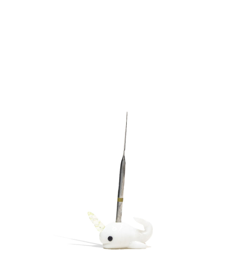 Empire Glassworks Radioactive Narwhal Dabber Front View on White Background