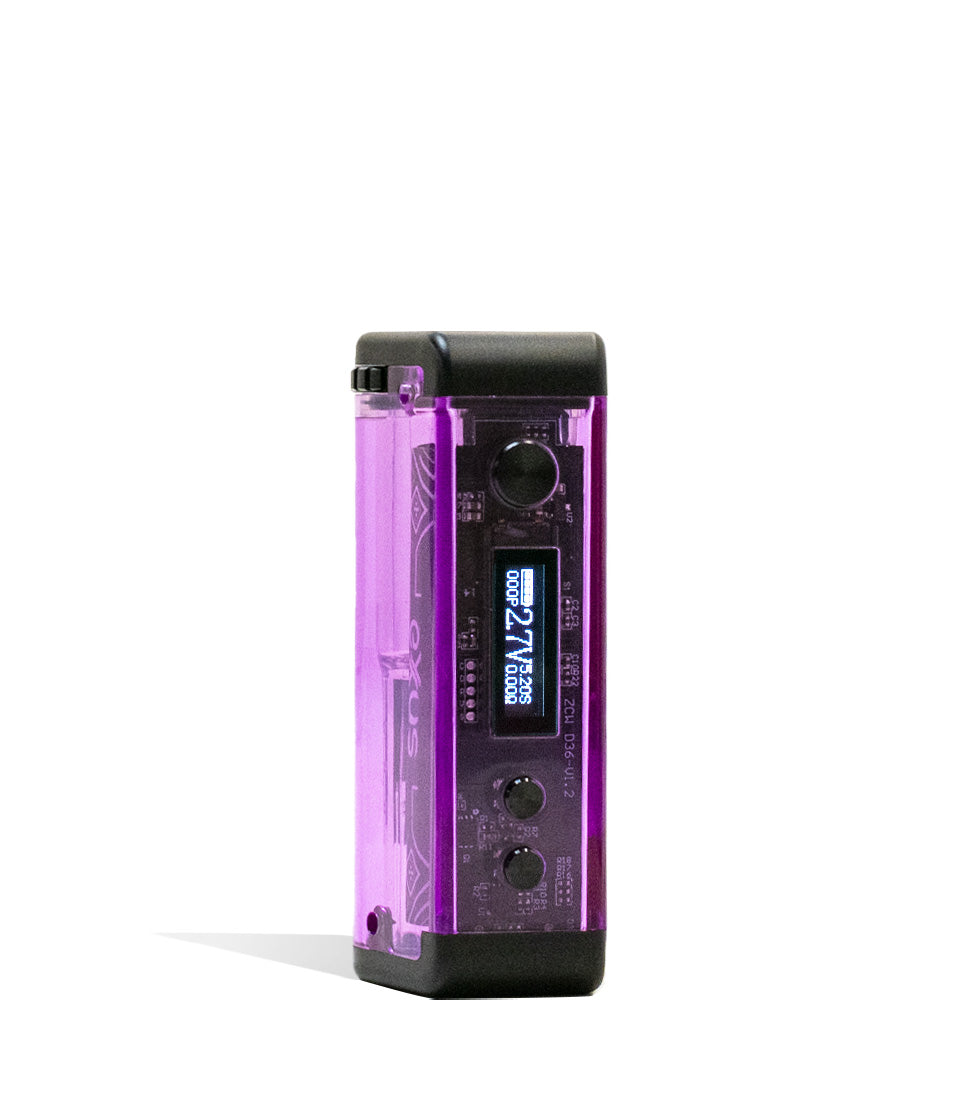 Purple Exxus Vape Adapt Cartridge Vaporizer Front View on White Background