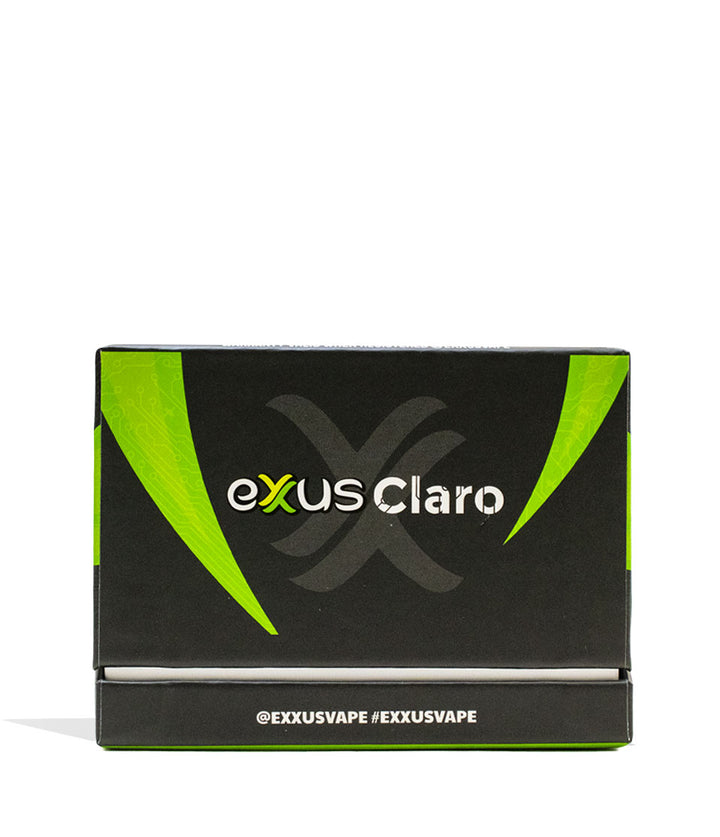 Exxus Vape Claro Cartridge Vaporizer 12pk Box Front View on White Background