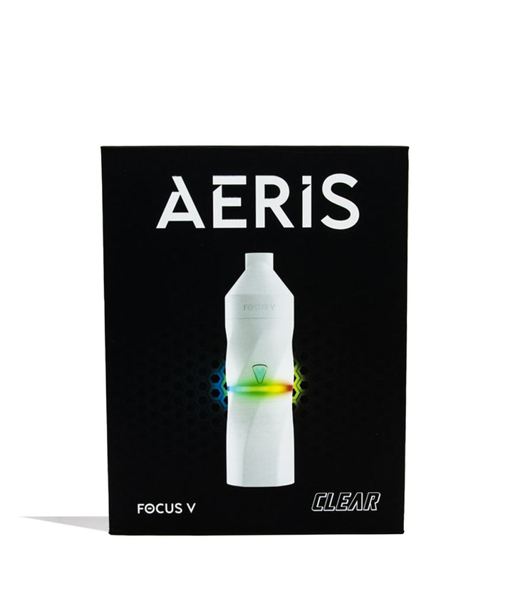 Clear Focus V Aeris Portable Concentrate Vaporizer Packaging Front View on White Background