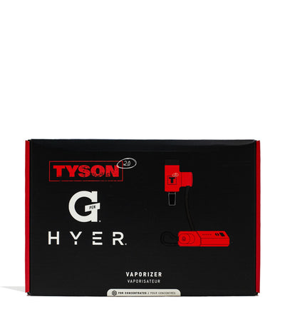 Tyson G Pen Hyer Vaporizer Packaging Front View on White Background