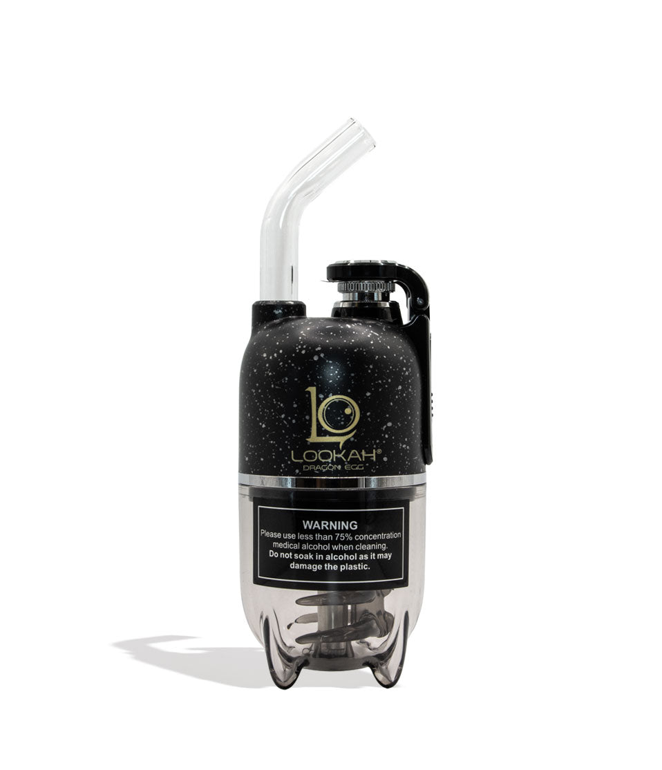 Black Lookah Dragon Egg Spatter Edition E-Rig Front View on White Background