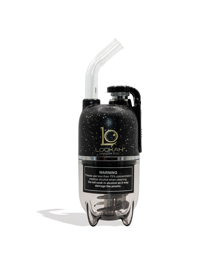 Black Lookah Dragon Egg Spatter Edition E-Rig Front View on White Background