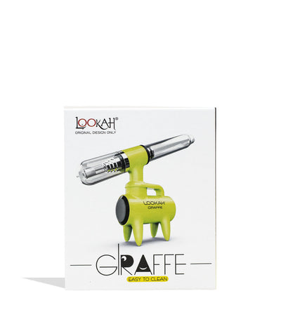 Neon Green Lookah Giraffe Electric Nectar Collector Packaging on White Background