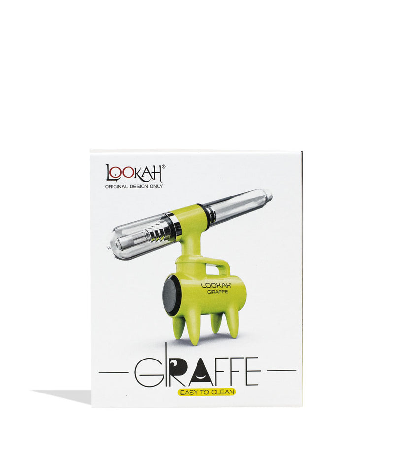 Neon Green Lookah Giraffe Electric Nectar Collector Packaging on White Background