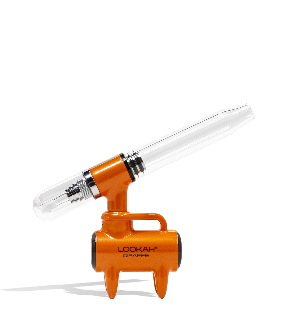 Orange Lookah Giraffe Electric Nectar Collector on White Background