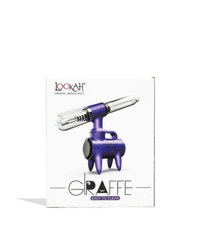 Purple Lookah Giraffe Electric Nectar Collector Packaging on White Background