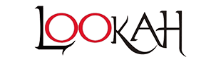 LOOKAH logo with black and red text on a white background