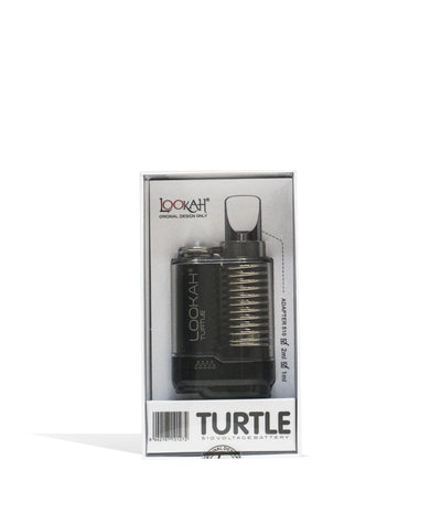 Black Lookah Turtle 2g Cartridge Vaporizer Packaging Front View on White Background