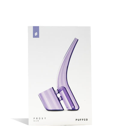 Puffco Proxy Bloom Bubbler Packaging Front View on White Background