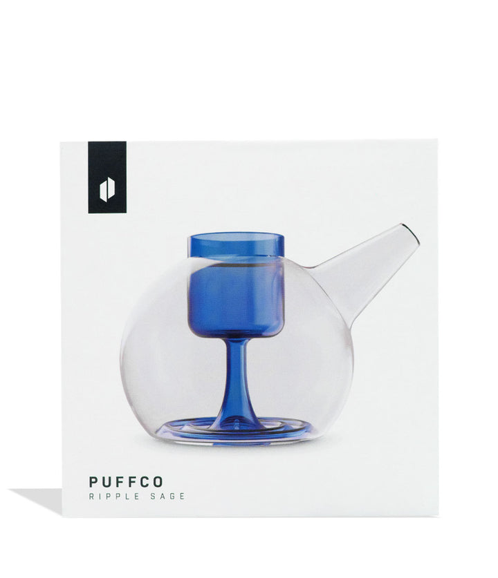 Puffco Proxy Ripple Bubbler Sea front view packaging on white background
