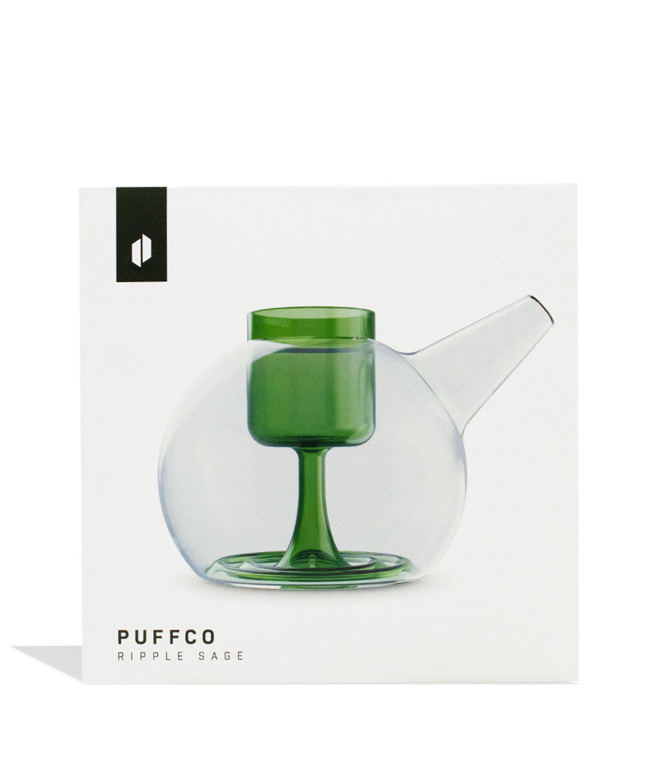 Puffco Proxy Ripple Bubbler Sage packaging front view on white background