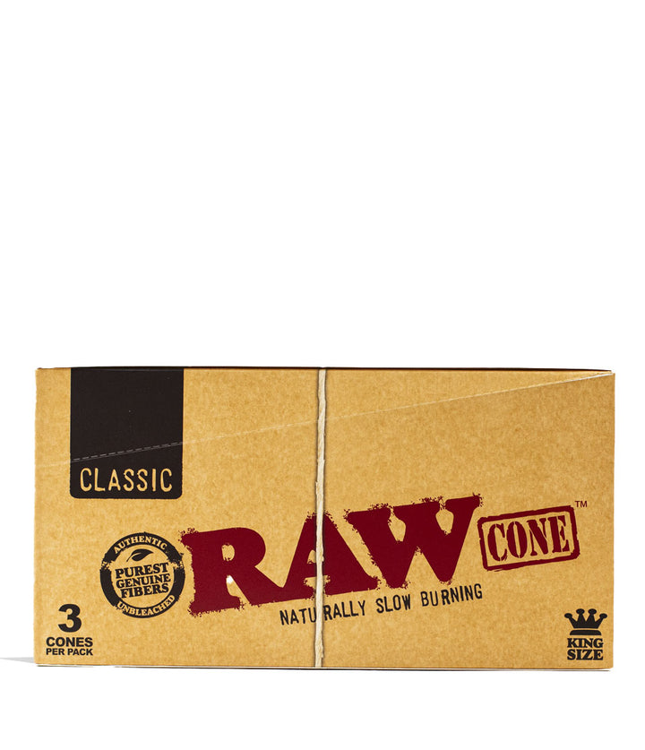 Raw Classic Cones 32pk King Size Front View on White Background