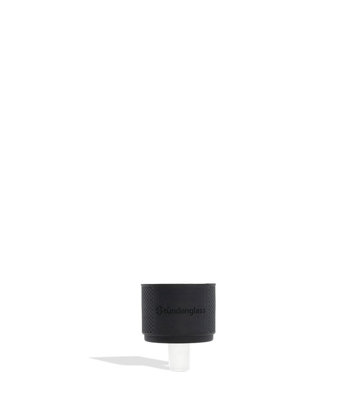 Black Stündenglass Gravity Infuser dry herb bowl on white background