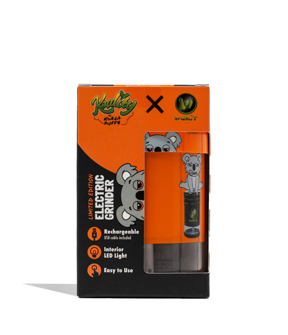 Wakit Koala Rechargeable Electric Grinder Packaging Front View on White Background