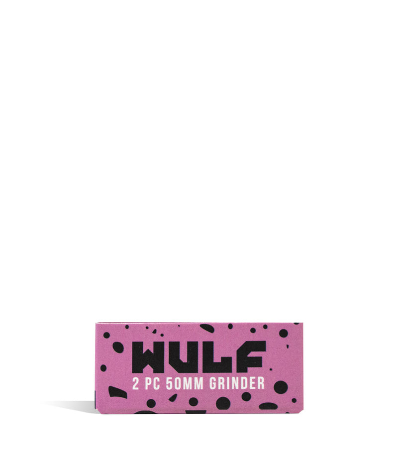 Pink Black Wulf Mods 2pc 50mm Spatter Grinder box  on white background