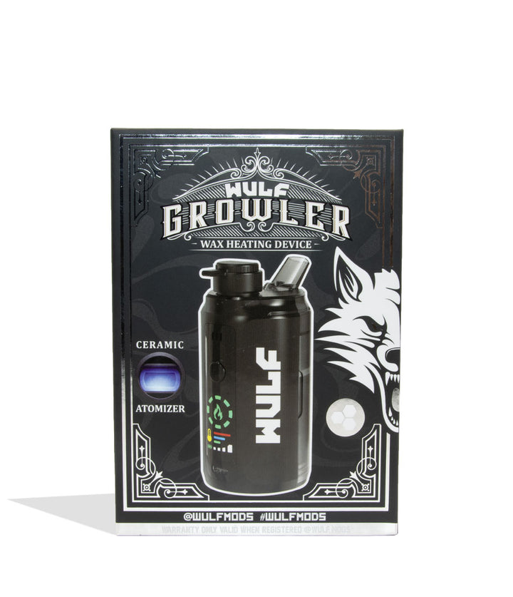 Black Wulf Mods Growler Electronic Dab Rig packaging on white background