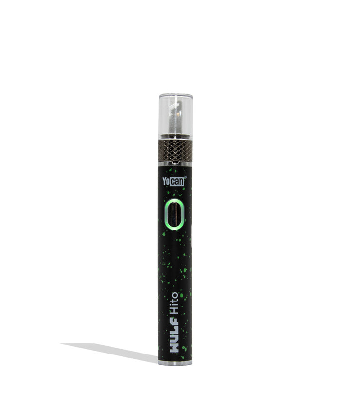 Wulf Mods Hito Knife Kit black green spatter colorway on a white background