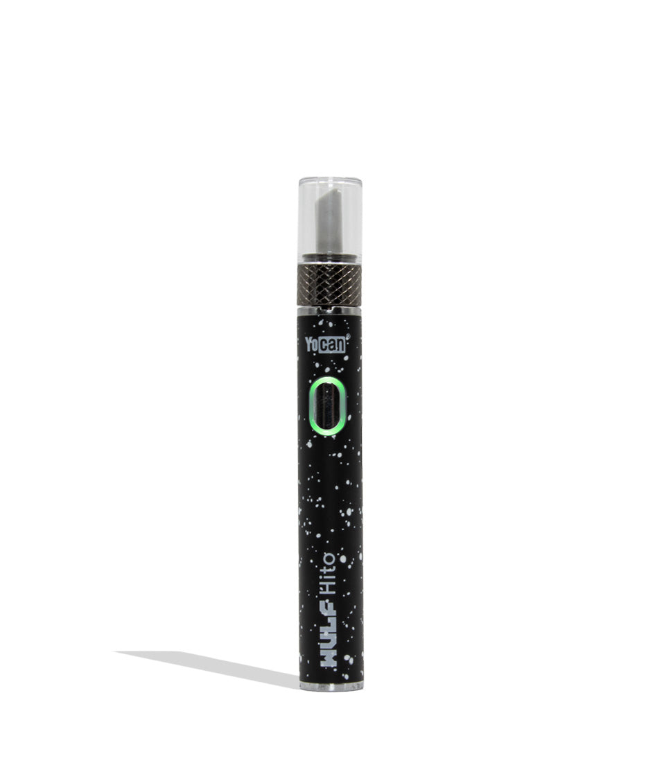 Wulf Mods Hito Knife Kit black white spatter colorway on a white background