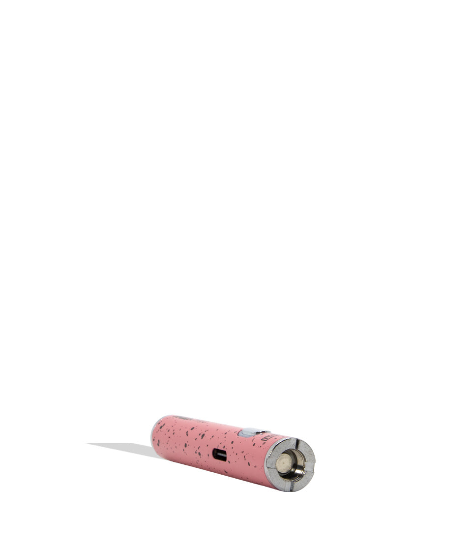 Wulf Mods Hito Knife Kit pink black spatter colorway on a white background top view product placed horizontally