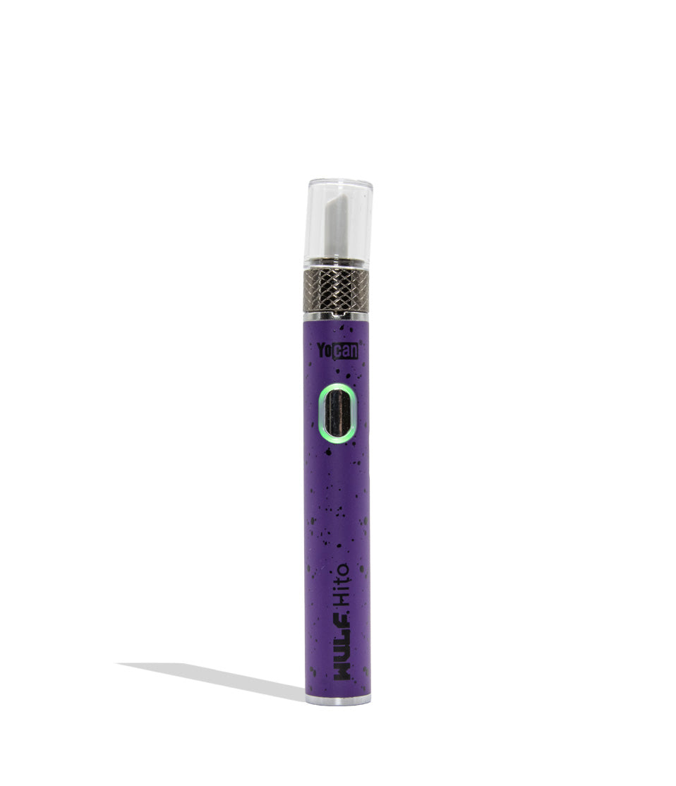 Wulf Mods Hito Knife Kit purple black spatter colorway on a white background