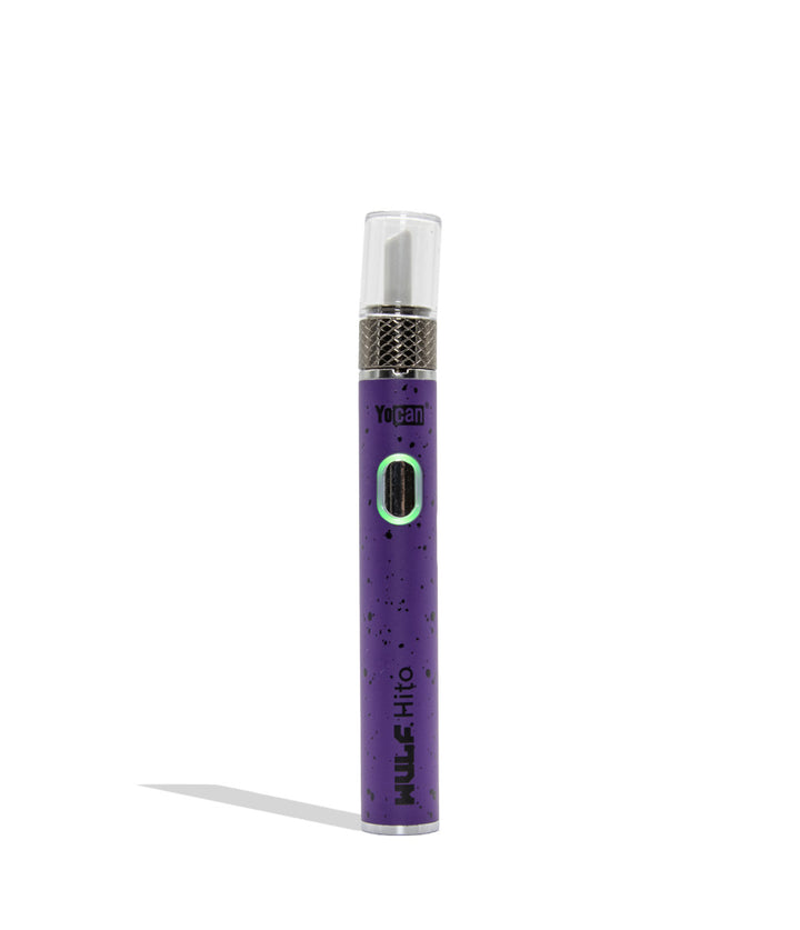 Wulf Mods Hito Knife Kit purple black spatter colorway on a white background