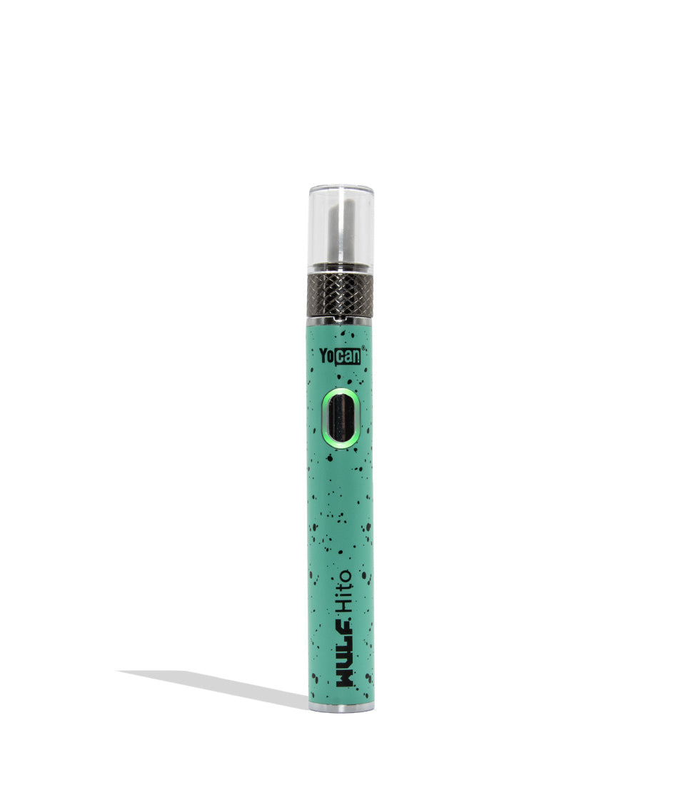 Wulf Mods Hito Knife Kit teal black spatter colorway on a white background