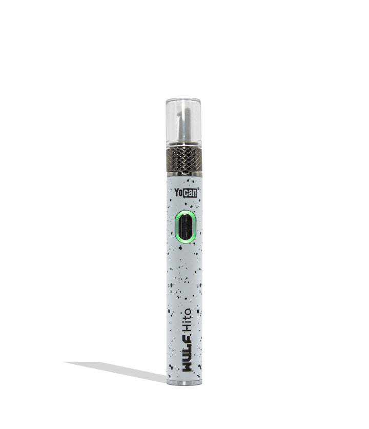 Wulf Mods Hito Knife Kit white black spatter colorway on a white background