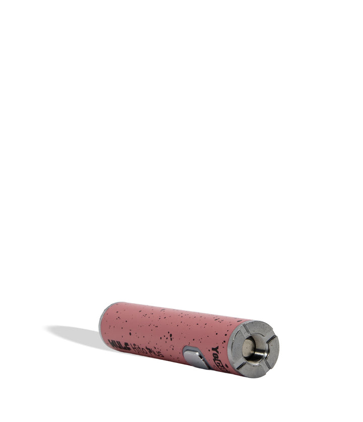 WULF Hito Plus pink black spatter on a white background positioned horizontally to show the top view of the battery.