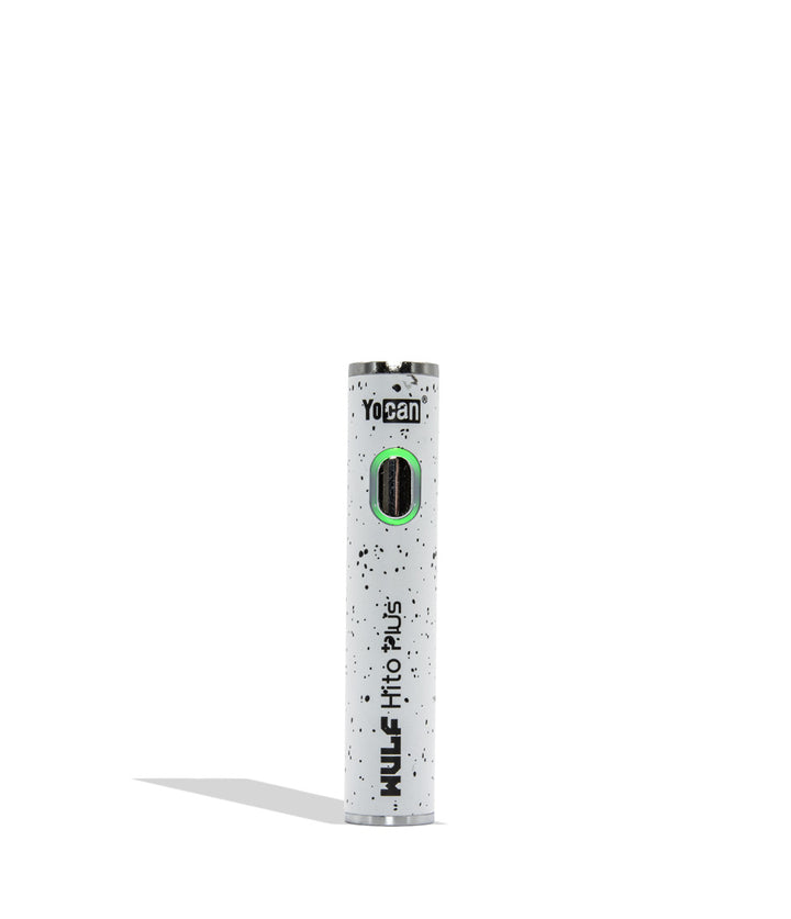 WULF Hito Plus white black spatter on a white background.