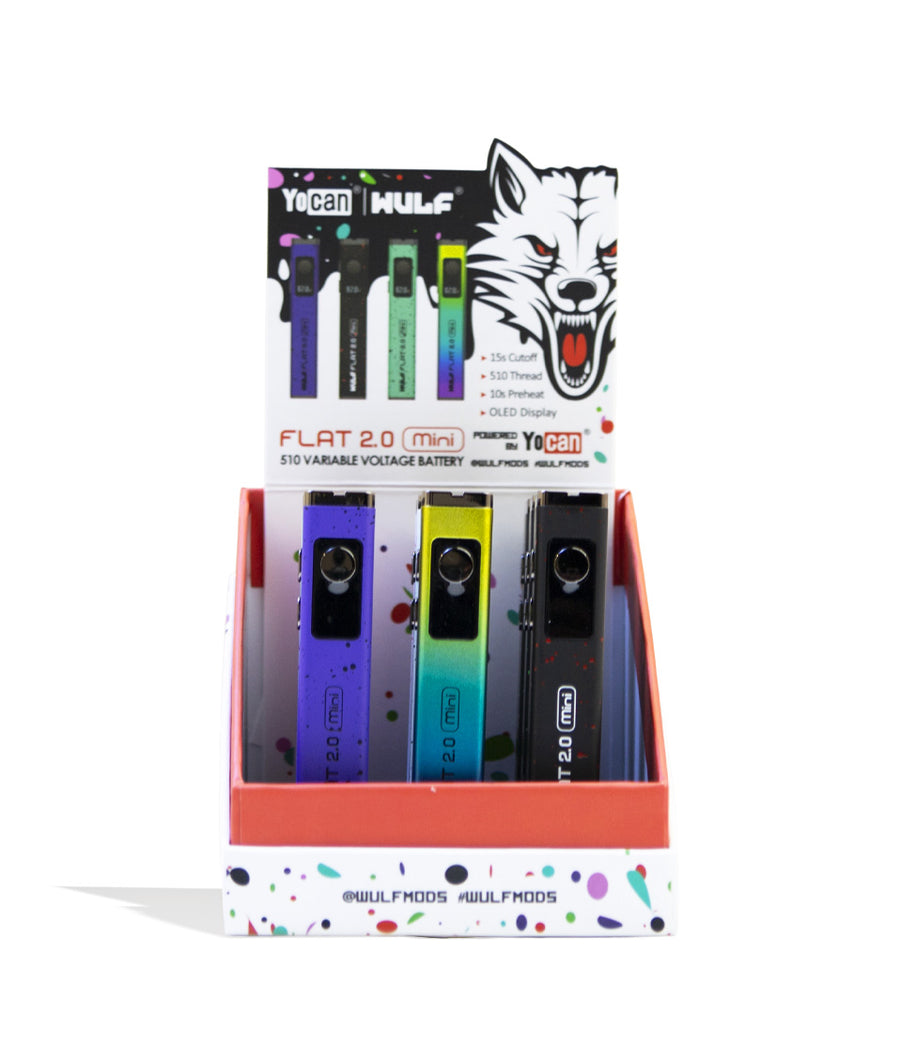 Get Wholesale Wulf Mods Flat Mini 2.0 Variable Voltage Battery 9pks Got Vape Wholesale Get Wholesale Wulf Mods Flat Mini 2.0 Variable Voltage Battery 9pks Got Vape Wholesale