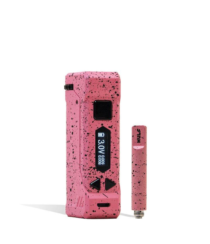 Pink Black Spatter Wulf Mods UNI Pro Max Concentrate Kit Front View on White Background
