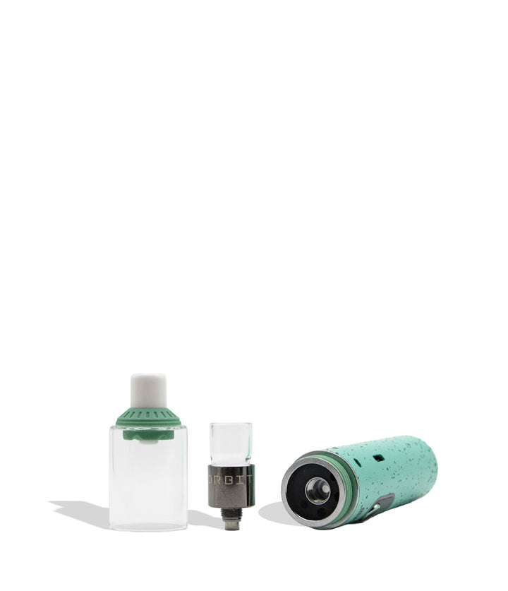 Wulf Orbit 2.0 teal black spatter disassembled