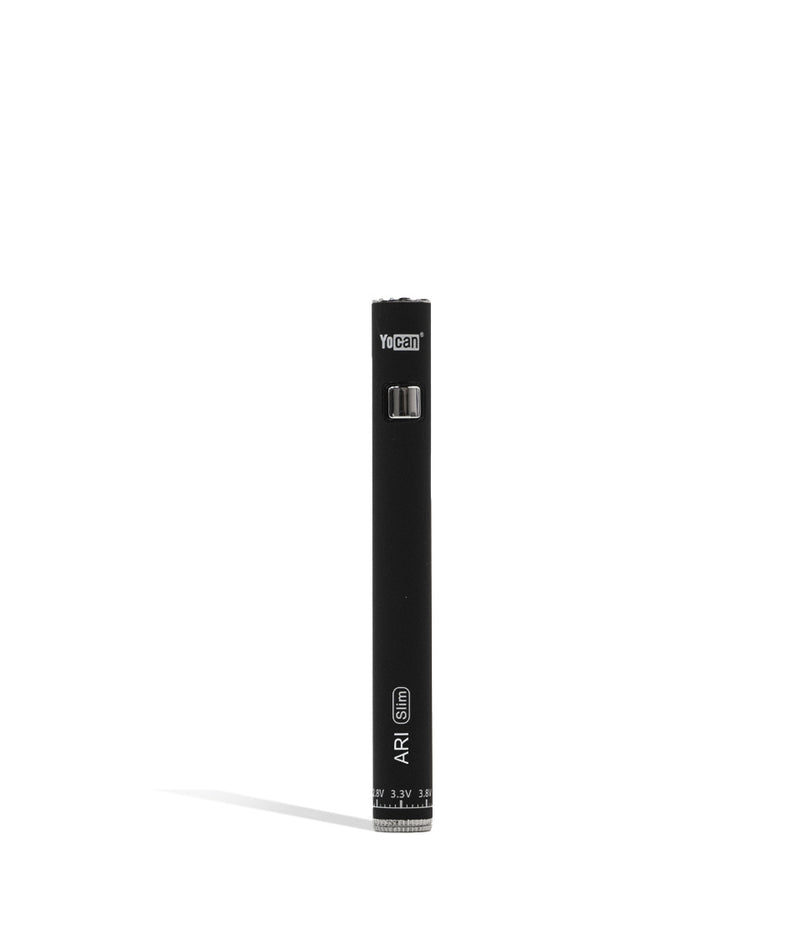 Black Single Yocan ARI SLIM 350mah Cartridge Battery 20pk on white background