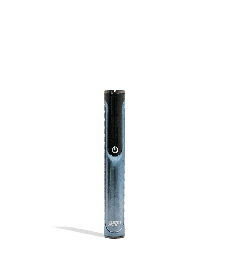 Blue Yocan Black Smart Cartridge Vaporizer Front View on White Background
