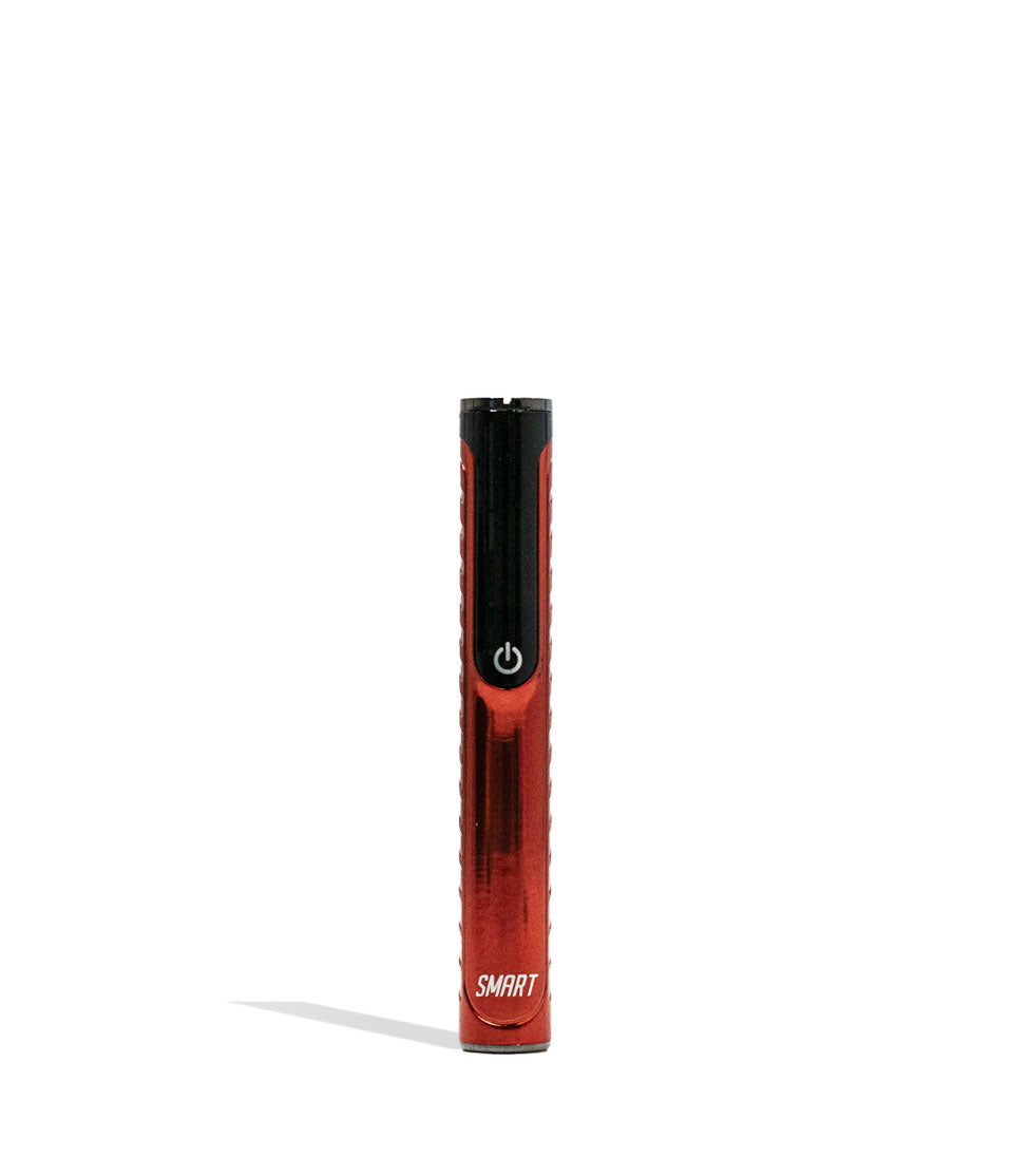 Red Yocan Black Smart Cartridge Vaporizer Front View on White Background
