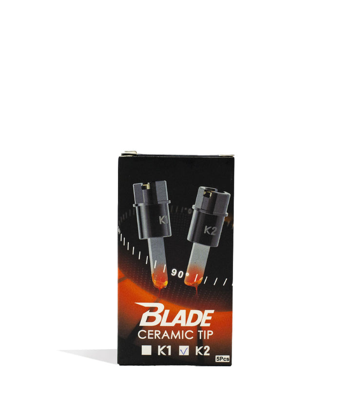 Yocan Blade K2 Replacement Tip 5pk Packaging Front View on White Background