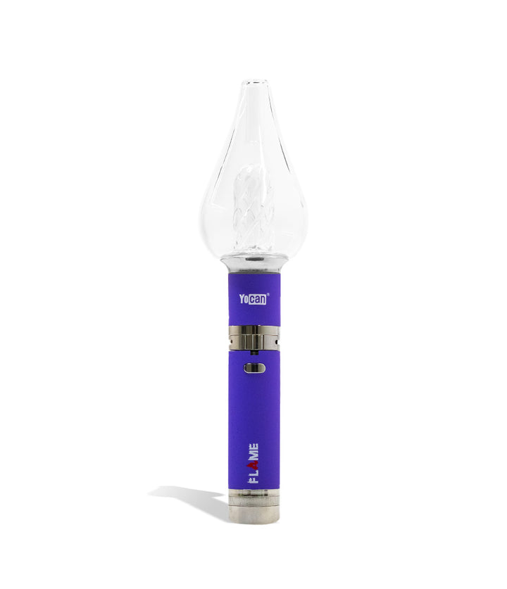 Black Yocan Flame Dab Pen and Nectar Collector Kit on white studio background