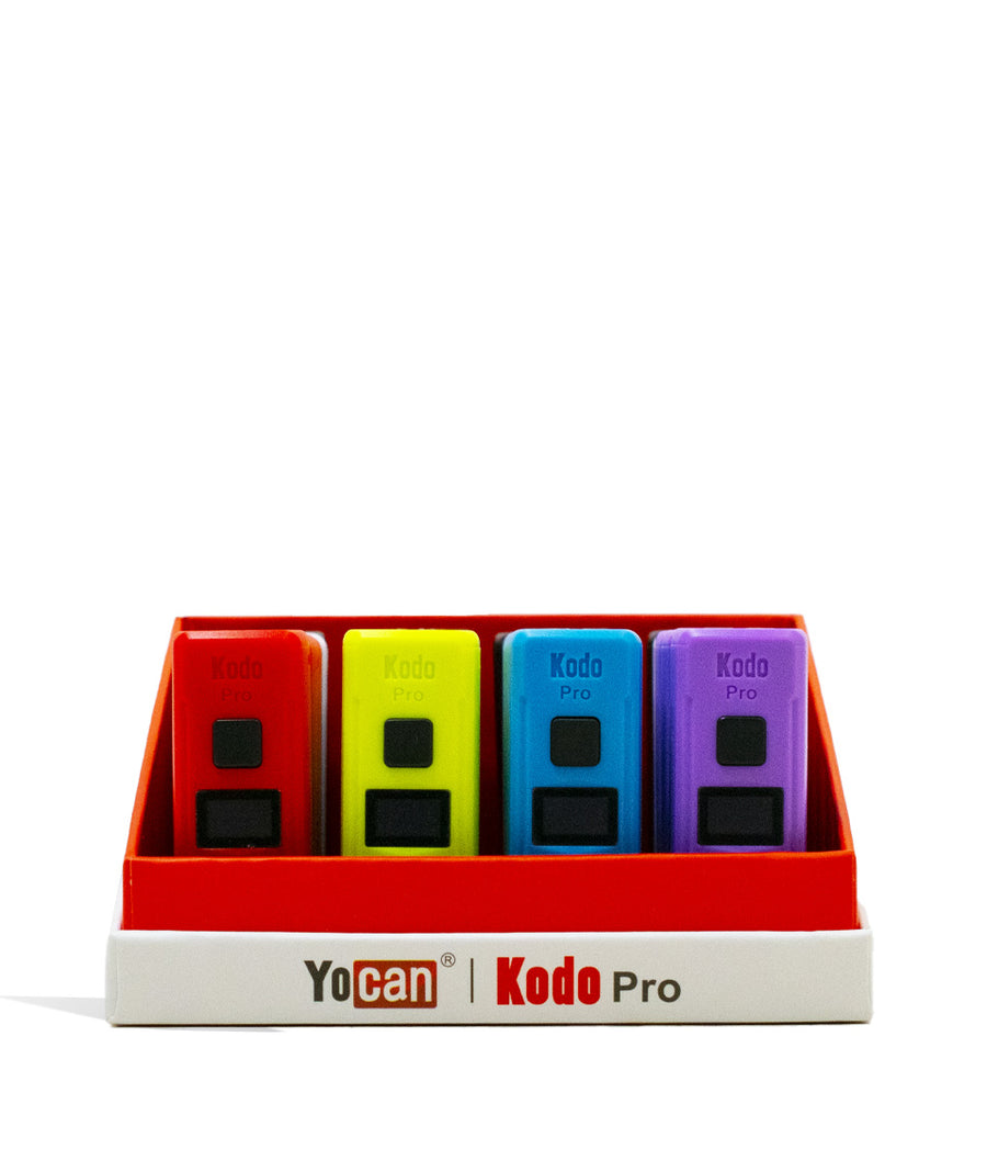 Yocan Kodo Pro Cartridge Vaporizer Open Assorted Box View on White Background