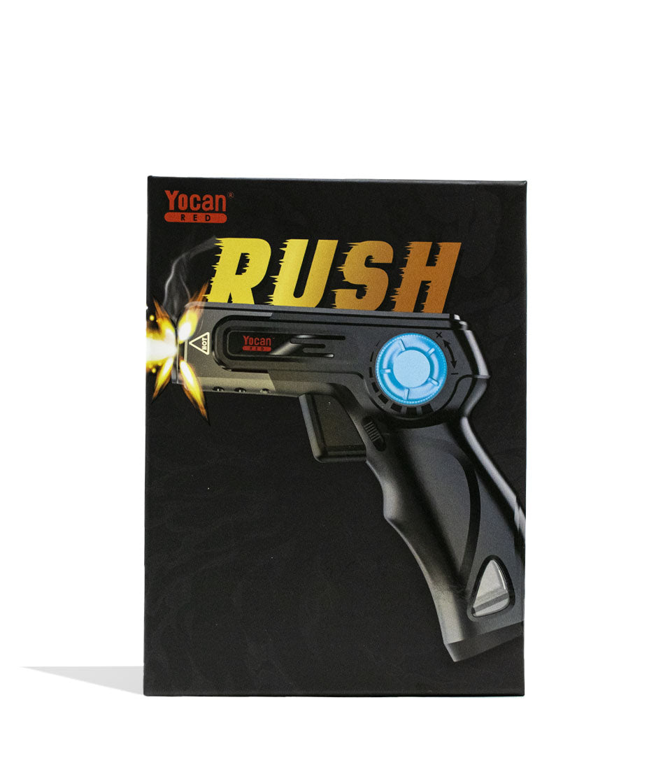 Blue Yocan Red Series Rush Torch Packaging Front View on White Background