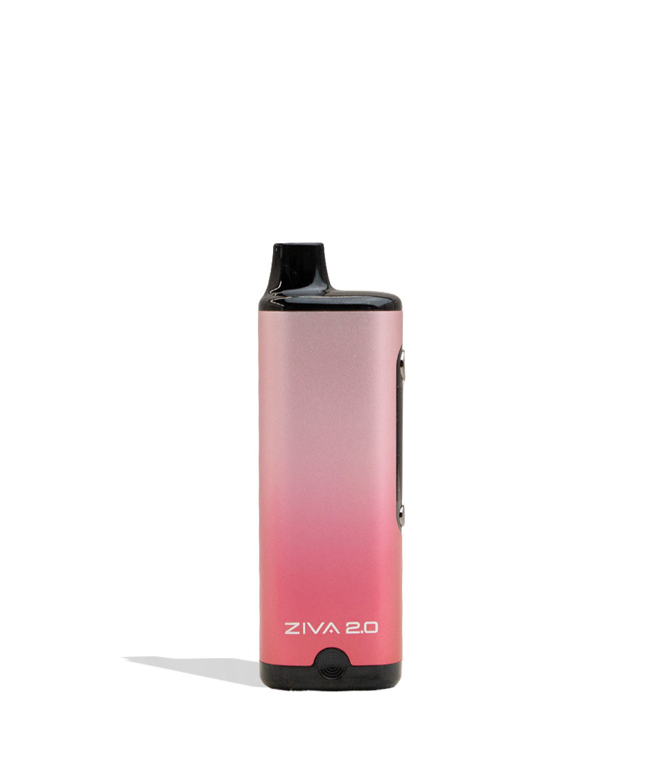 Pink Yocan Ziva 2.0 Variable Voltage Battery 10pk Front View on White Background