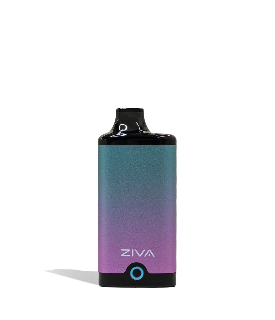 Blue Purple Yocan ZIVA Smart Cartridge Vaporizer 10pk Front View on White Background
