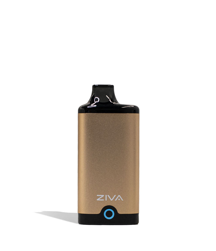 Gold Yocan ZIVA Smart Cartridge Vaporizer 10pk Front View on White Background
